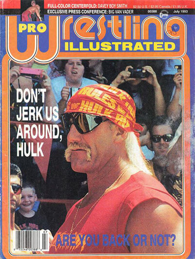 Pro Wrestling Illustrat July 1993 cover