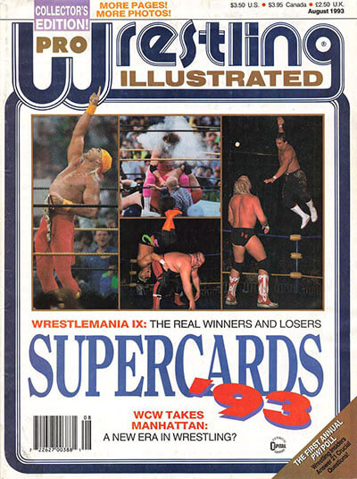 Pro Wrestling Illustrat August 1993 cover