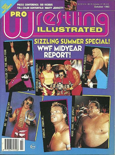 Pro Wrestling Illustrat October 1993 cover