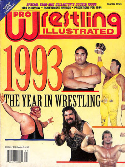 Pro Wrestling Illustrat March 1994 cover