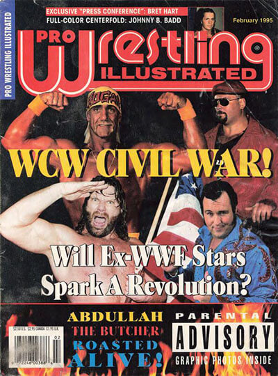 Pro Wrestling Illustrat February 1995 cover