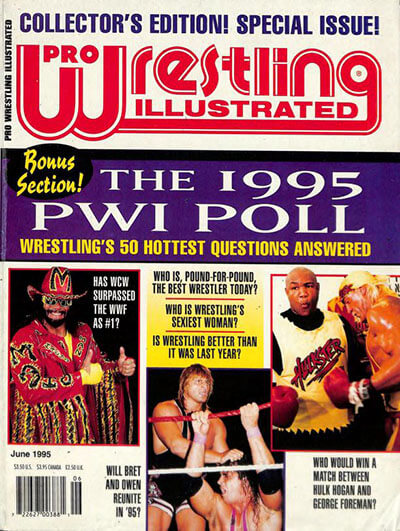 Pro Wrestling Illustrat June 1995 cover