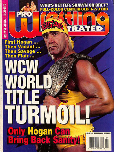 Pro Wrestling Illustrat April 1996 cover