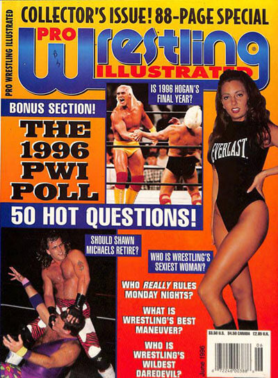 Pro Wrestling Illustrat June 1996 cover