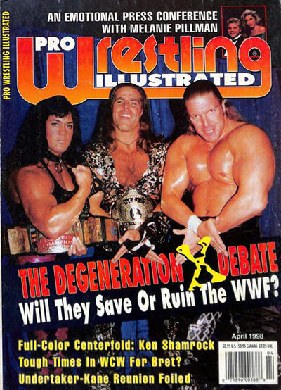 Pro Wrestling Illustrat April 1998 cover