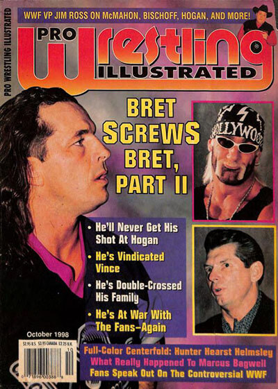 Pro Wrestling Illustrat October 1998 cover