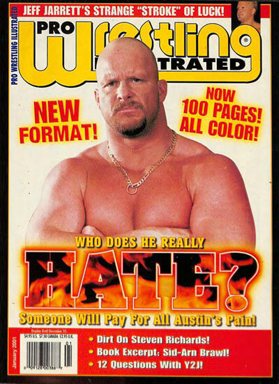 Pro Wrestling Illustrat January 2001 cover