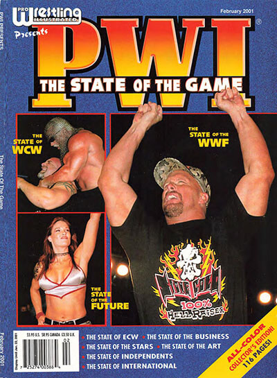 Pro Wrestling Illustrat February 2001 cover