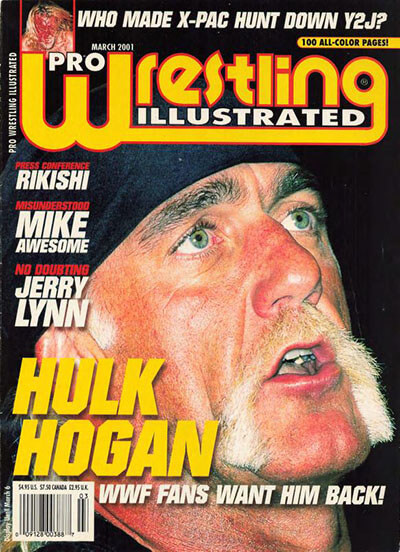 Pro Wrestling Illustrat March 2001 cover