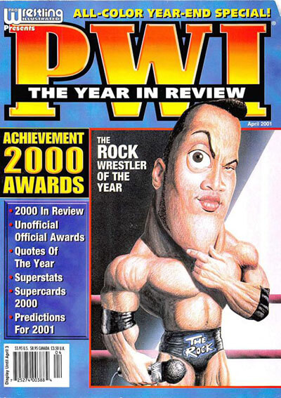 Pro Wrestling Illustrat April 2001 cover