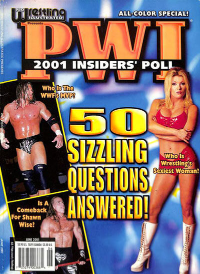 Pro Wrestling Illustrat June 2001 cover